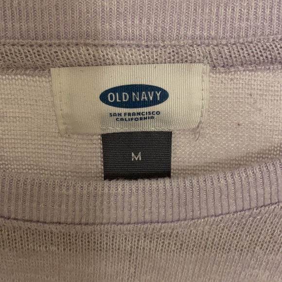 Old Navy Lavender Sweater Top - Picture 2 of 2